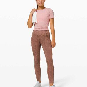 Lululemon Size 2 Women's Fast and Free Tight II 25" Ice Dye *Non-Reflective